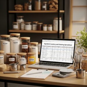 Ingredient Inventory and Ordering Spreadsheet